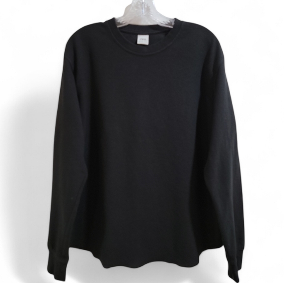 Zara Black Lightweight Long Sleeve Sweatshirt Women's‎ Large - Picture 1 of 5